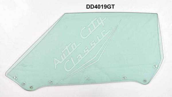 1968-Early Jan 1969 Chevrolet Corvette Coupe Left Door Glass with Astro D4019