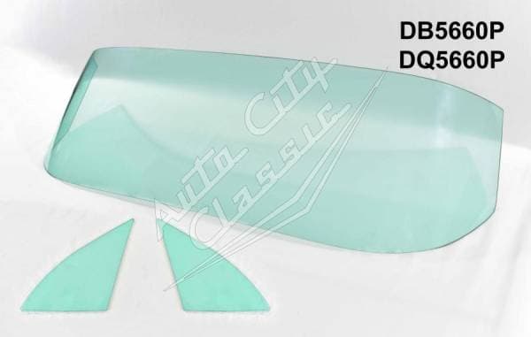 1956-1960 Chevrolet Corvette Convertible with Removable Hardtop Plexi Window Set 5660P-SET