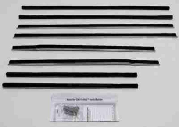 1959-1960 GM 4 Door Sedan Weatherstrip Fuzzy Kit RLG170A