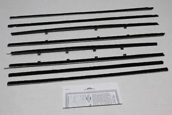 1960 Chevrolet Bel Air 2 Door Hardtop Weatherstrip Fuzzy Kit RLG217A
