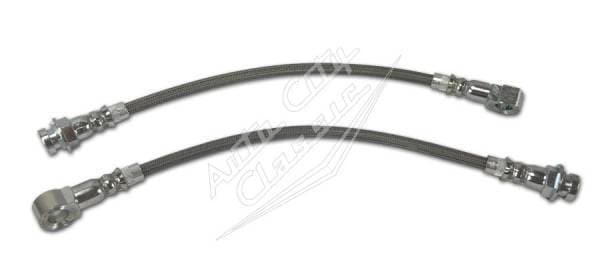 10 MM 12" Stainless Steel Braided Disc Brake Hoses HS-10MM-12-SS