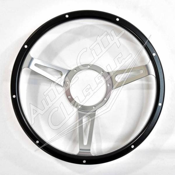 Black Woody Rivet GT Style Steering Wheel SC1430WB