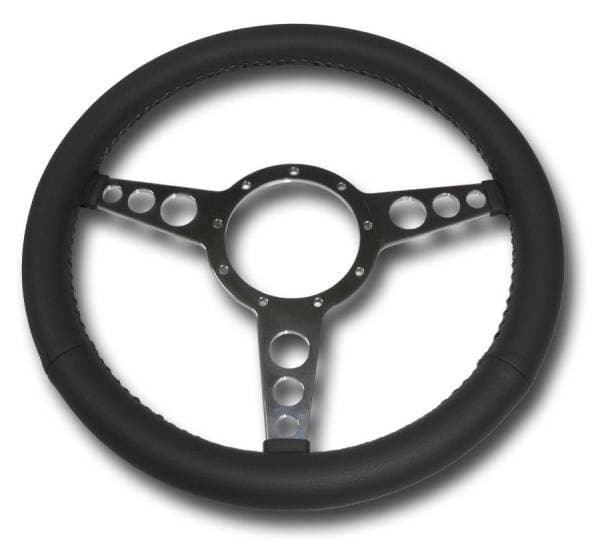 3 Spoke Grey Flat Steering Wheel SC1432