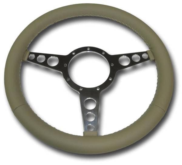 3 Spoke Tan Flat Steering Wheel SC1434