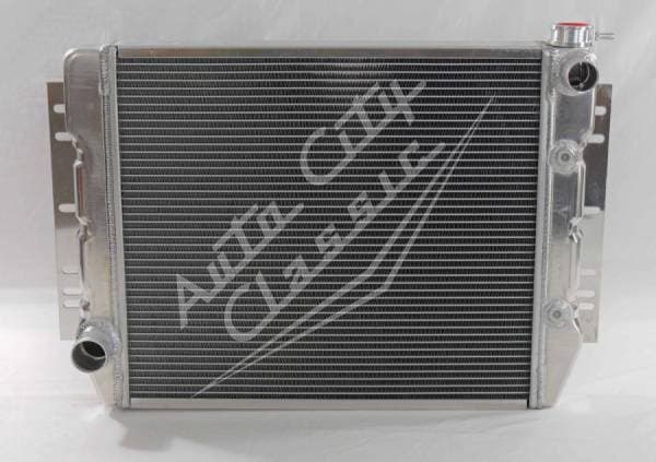 Universal Cross Flow Ford Style Aluminum Radiator 26" x 19" SL-104B-AT