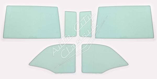 1955-1957 Chevrolet / Pontiac Convertible 6 Piece Side Glass Set SS-5557CVCNV