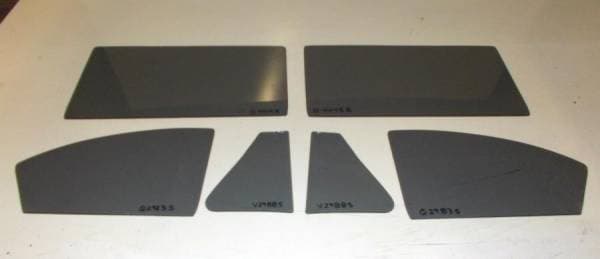 1957 Buick / Oldsmobile 2 Door Sedan Side Glass Set SS-BO-57-2S