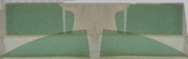 1959-1960 Chevrolet Biscayne 2 Door Sedan Business Side Glass Set SS-CVY-59-60-2S