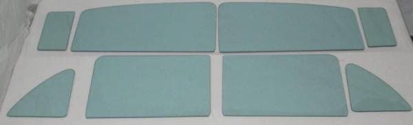 1949-1951 Ford Fordor Side Glass Set with Flipper Vent SS-F-49-51-4H-FV