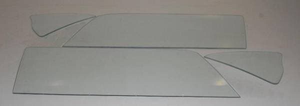 1971-1973 Ford Mustang / Mercury Cougar Convertible Side Glass Set SS-FM-71-73-CV