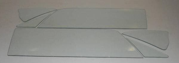 1967-1968 Ford Mustang 2 Door Hardtop Side Glass Set SS-MSTG-67-68-2H