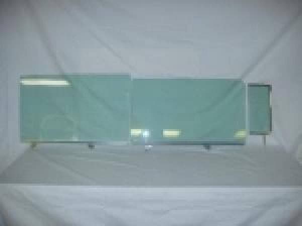 1955-1957 Chevrolet / Pontiac 4 Door Sedan  Assembled Side Glass Set with Stationary Quarters SSA-5557CV4S