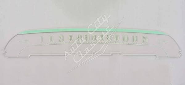 1958 Chevrolet Passenger Cars Speedometer Lens Face Plate