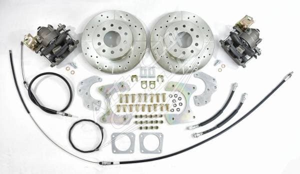 1967 Chevrolet Camaro Non Staggered Shocks Rear Disc Brake Conversion Wheel Kit