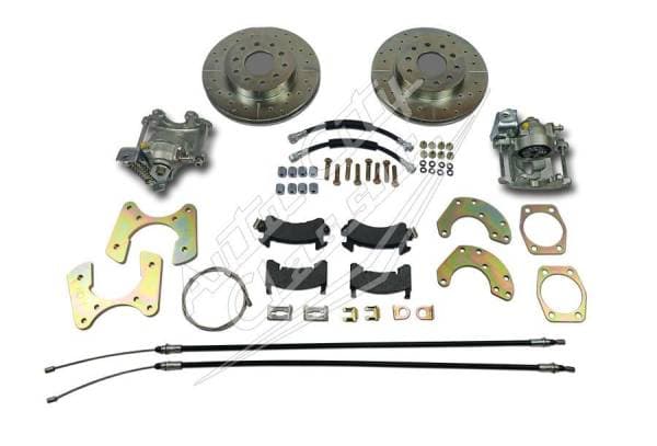 Ford 9" New Large Bearing Rear Disc Brake Conversion Wheel Kit