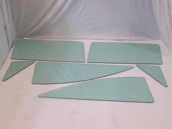 1964 Ford Galaxie 2 Door Sedan 62A, 62B, 62E Side Glass Set 64GAL2SEDSS