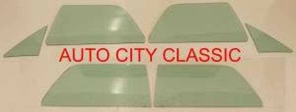 1964 Ford Galaxie 4 Door Hardtop 57B, 57C Side Glass Set 64GAL4HTSS