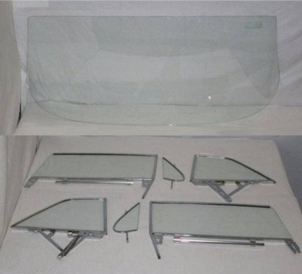 1961-1962 Cadillac Convertible Complete Glass Package with Assembled Side Set CG-CAD-61-62-CV-SSA