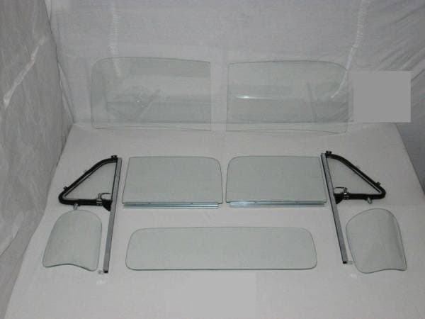1951-1953 Chevrolet / GMC Pickup Complete Glass Package Post Assembled Side Glass Curved Corners Set CG-CVY-51-53-PU-SSAP-2P-B