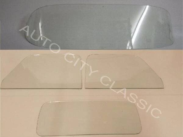 1955-1959 Chevrolet / GMC Cab Complete Glass Package Small Back Vent Delete CG-CVY-55-59-PU-A-VD