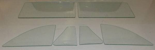 1961-1963 Buick / Oldsmobile / Pontiac 2 Door Coupe and Sedan Side Glass Set SS-BOP-61-63-2S