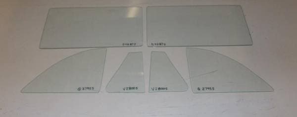 1949-1952 Chevrolet  / Oldsmobile / Pontiac 2 Door Coupe  Side Glass Set SS-COP-49-52-2C