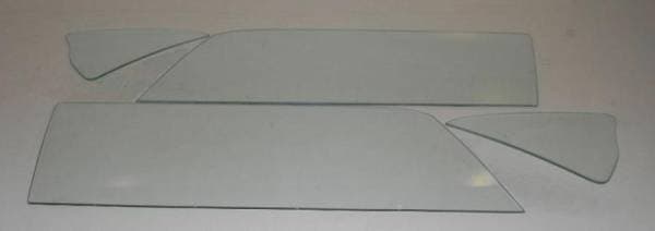 1971-1973 Ford Mustang 2 Door Hardtop Fastback Side Glass Set SS-MSTG-71-73-FB
