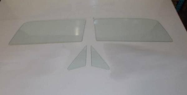 1966 Ford Thunderbird Hardtop Blind Quarter 63C, 63D Side Glass Set SS-TBIRD-66