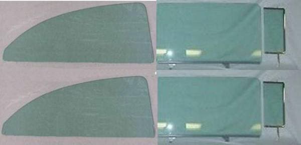 1955-1957 Chevrolet 210 / Pontiac 2 Door Wagon 8 Piece Assembled Side Glass Set 5557AS210W8P