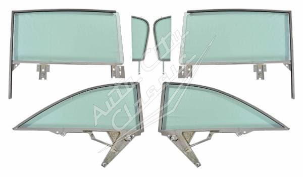 1959-1960 Buick / Chevrolet / Oldsmobile / Pontiac 2 Door Hardtop Assembled 6 Piece Side Set SSA-BCOP-59-60-2H-EX