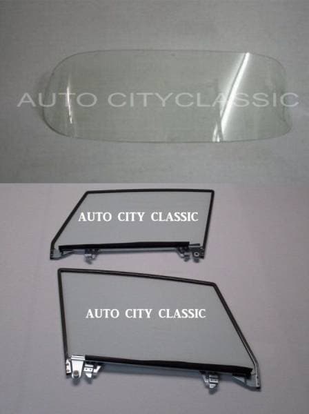 1956-1962 Chevrolet Corvette Coupe Complete Glass Package with Assembled Door Glass CG-VET-56-62-SSA