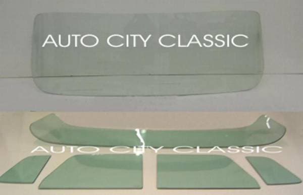 1957-1960 Ford Cab Complete Glass Package Large Back Glass CGFP-57-60-PU-B