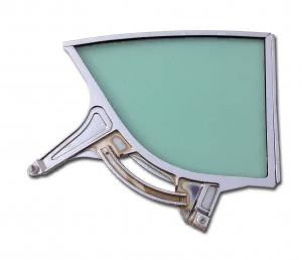 1958 Chevrolet / Pontiac Sport Coupe Assembled Quarter Glass Q2203TA