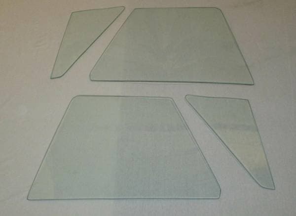 1963-1967 Chevrolet Corvette Convertible Sting Ray Side Glass Set SS-VET-63-67-CV