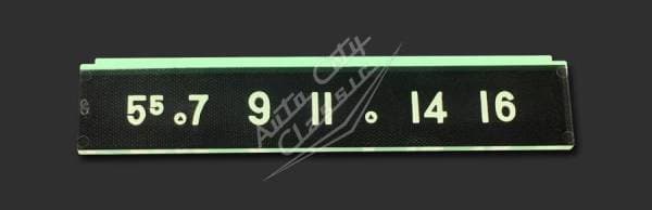 1958 Chevrolet Passenger Cars Radio Lens Face Plate