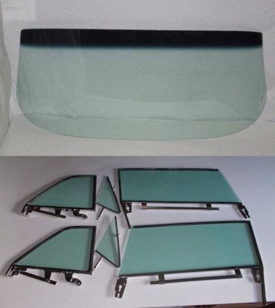 1963-1964 Buick / Chevrolet / Oldsmobile / Pontiac Convertible Complete Glass Package Assembled Side Set CG-BCOP-63-64-CV-SSA