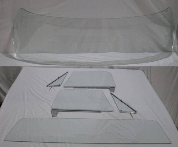 1967-1972 Chevrolet / GMC Pickup Complete Glass Package Assembled Side Glass Set Small Back Glass CG-CVY-67-72-PU-A-SSA
