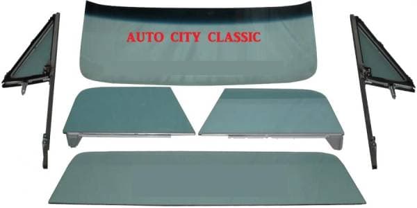 1967-1972 Chevrolet / GMC Pickup Complete Glass Package Post Assembled Side Glass Small Back CG-CVY-67-72-PU-A-SSAP