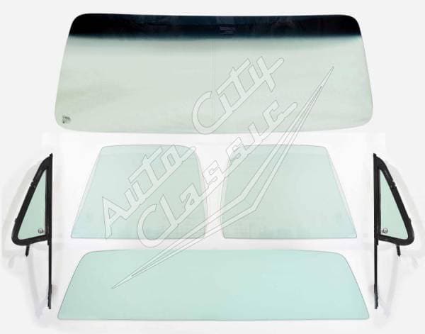 1981-1989 Chevrolet / GMC Pickup Complete Flush Mount Glass Package Post Assembled CG-CVY-81-89-PU-NM-SSAP