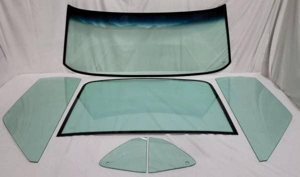 1969 Ford Mustang 2 Door Hardtop Fastback Complete Flush Mount Glass Package (Jan-Oct) CG-MSTG-69-FB-GLUE-NM