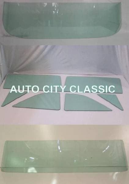 1957-1958 Ford Custom 2 Door Sedan and Coupe Complete Glass Package CG-F-57-58-CUSTOM