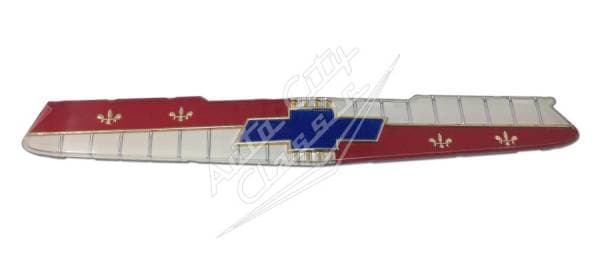 1958 Chevrolet 6 Cylinder Passenger Cars Hood Emblem Insert