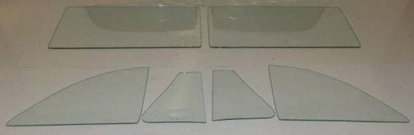 1949-1952 Chevrolet / Oldsmobile / Pontiac 2 Door Sedan Jetback Side Glass Set SS-COP-49-52-JB-2S
