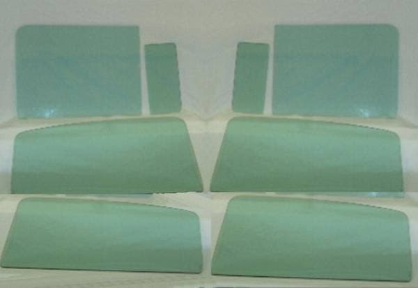 1952-1954 Ford 2 Door Station Wagon 59A Side Glass Set SS-F-52-54-2W