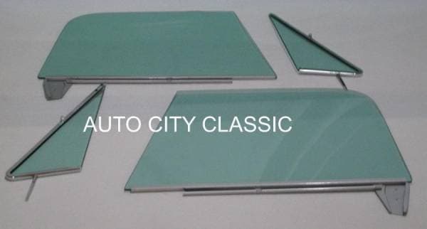 1967-1972 Chevrolet / GMC Pickup and Utility 4 Piece Assembled Side Glass Set SSA-CVY-67-72-PU