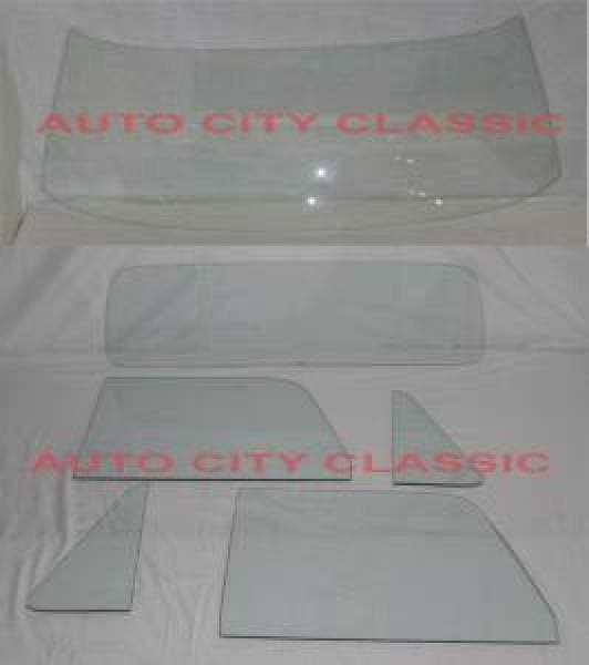 1964-1966 Chevrolet / GMC Cab Complete Glass Package Small Rear Back Glass CGCP-64-66-PU-A