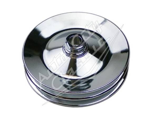 1954-1964 Chevrolet Chrome Power Steering Pump Keyed Pulley 5564PS-PULLEY-C