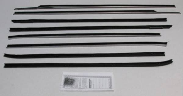 1961 Chevrolet Impala 2 Door Bubbletop Weatherstrip Fuzzy Kit FZ612B-IMP