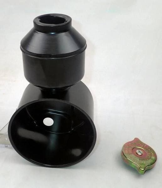 1980's GMC C60 / International Black Power Steering Pump Reservoir 465SAG01