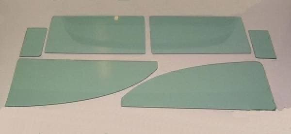 1955-1957 Chevrolet 2 Door Sedan Utility 6 Piece Side Glass Set SS-5557CV2S150CL